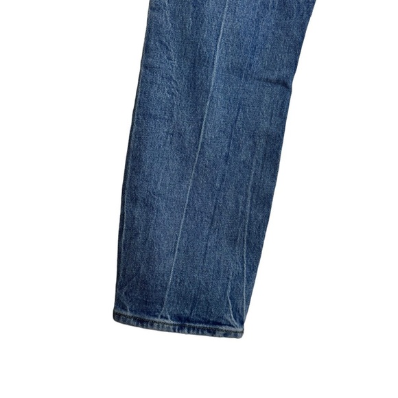 Abercrombie & Fitch High Rise Mom Jean Straight Leg Rigid Denim 25 Regular FLAW - Picture 9 of 16